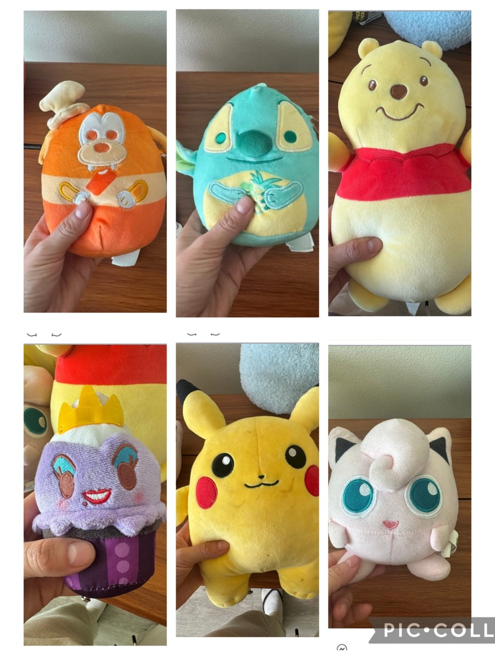 Assorted Character Plush Bundle - Yellow, Orange, Teal, Purple, Pink
